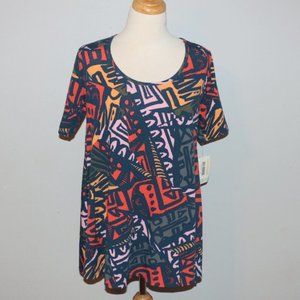 New XS LulaRoe Short Sleeve Perfect Tee T Shirt Top NWT